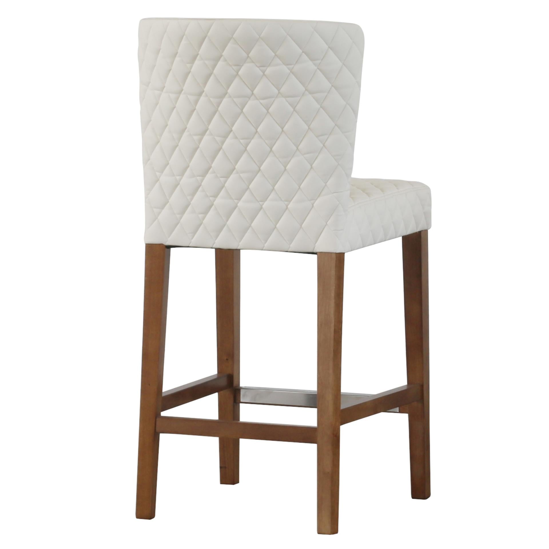 Albie  Diamond Stitching  Counter Stool - What A Room