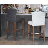 Albie  Diamond Stitching  Counter Stool - What A Room