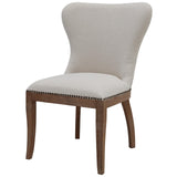 Dorsey Fabric Dining Side Chair Drift Wood Legs (Set of 2) - What A Room
