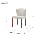 Albie  Fabric Dining Side Chair - What A Room