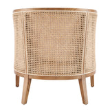 Tillman Accent Arm Chair w/ Rattan - What A Room