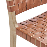 Marco Faux Leather Counter Stool Drift Wood Frame - What A Room