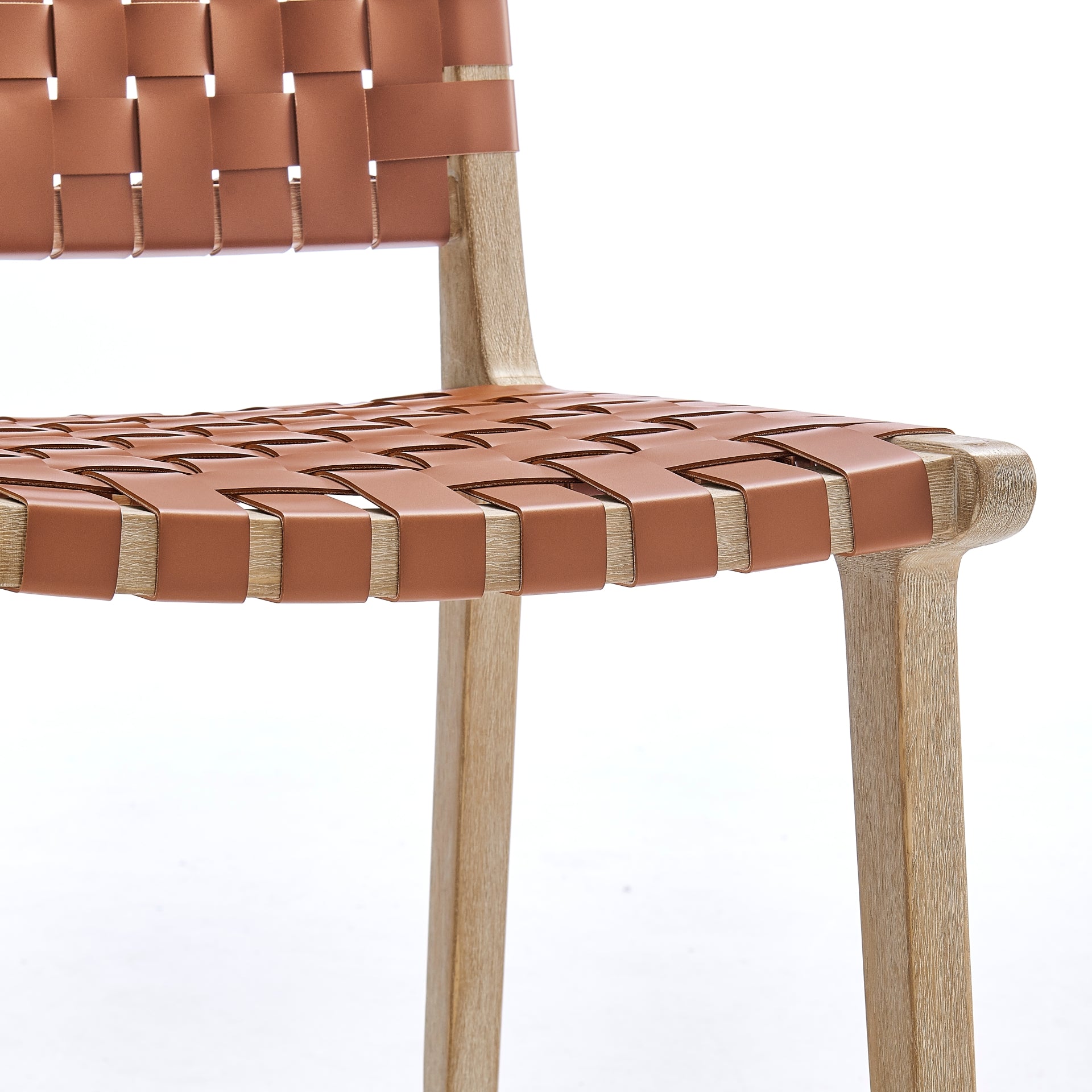 Marco Faux Leather Counter Stool Drift Wood Frame - What A Room