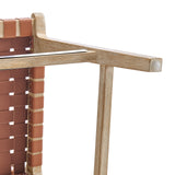 Marco Faux Leather Counter Stool Drift Wood Frame - What A Room