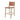 Marco Faux Leather Counter Stool Drift Wood Frame