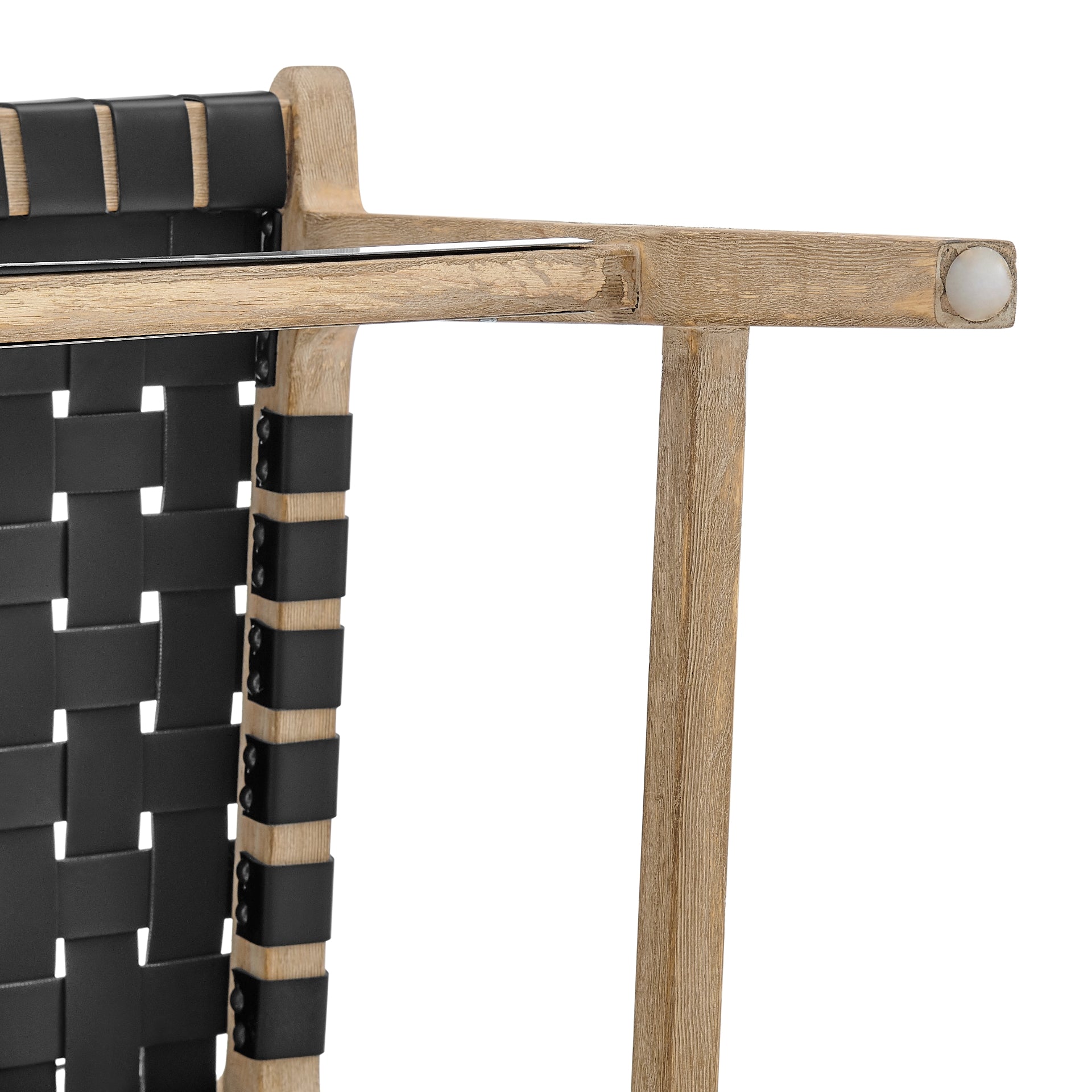 Marco Faux Leather Counter Stool Drift Wood Frame - What A Room