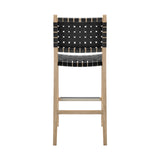 Marco Faux Leather Counter Stool Drift Wood Frame - What A Room