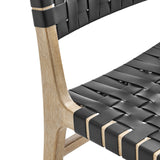 Marco Faux Leather Dining Side Chair Drift Wood Frame (Set of 2) - What A Room
