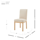 Bloomfield  Fabric High-Back Dining Side Chair (Set of 2) - What A Room