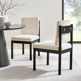 Melvin  Chenille Dining Side Chair (Set of 2) - What A Room