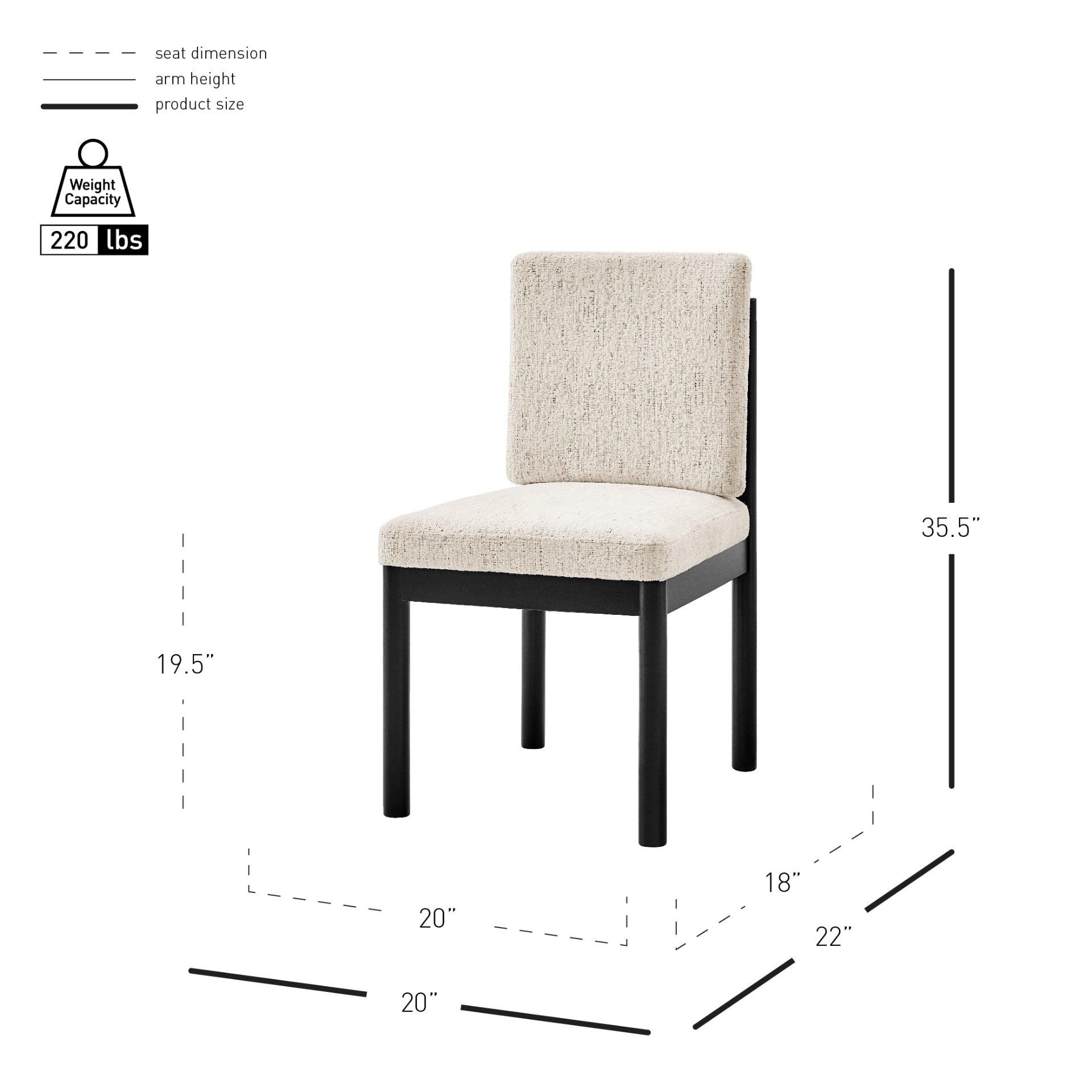 Melvin  Chenille Dining Side Chair (Set of 2) - What A Room