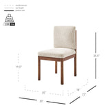Melvin  Chenille Dining Side Chair (Set of 2) - What A Room