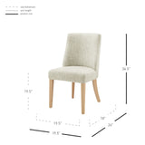 New Paris  Fabric Dining Side Chair - What A Room