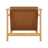Arnold Faux Leather Accent Arm Chair - What A Room