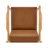 Arnold Faux Leather Accent Arm Chair - What A Room