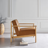 Arnold Faux Leather Accent Arm Chair - What A Room