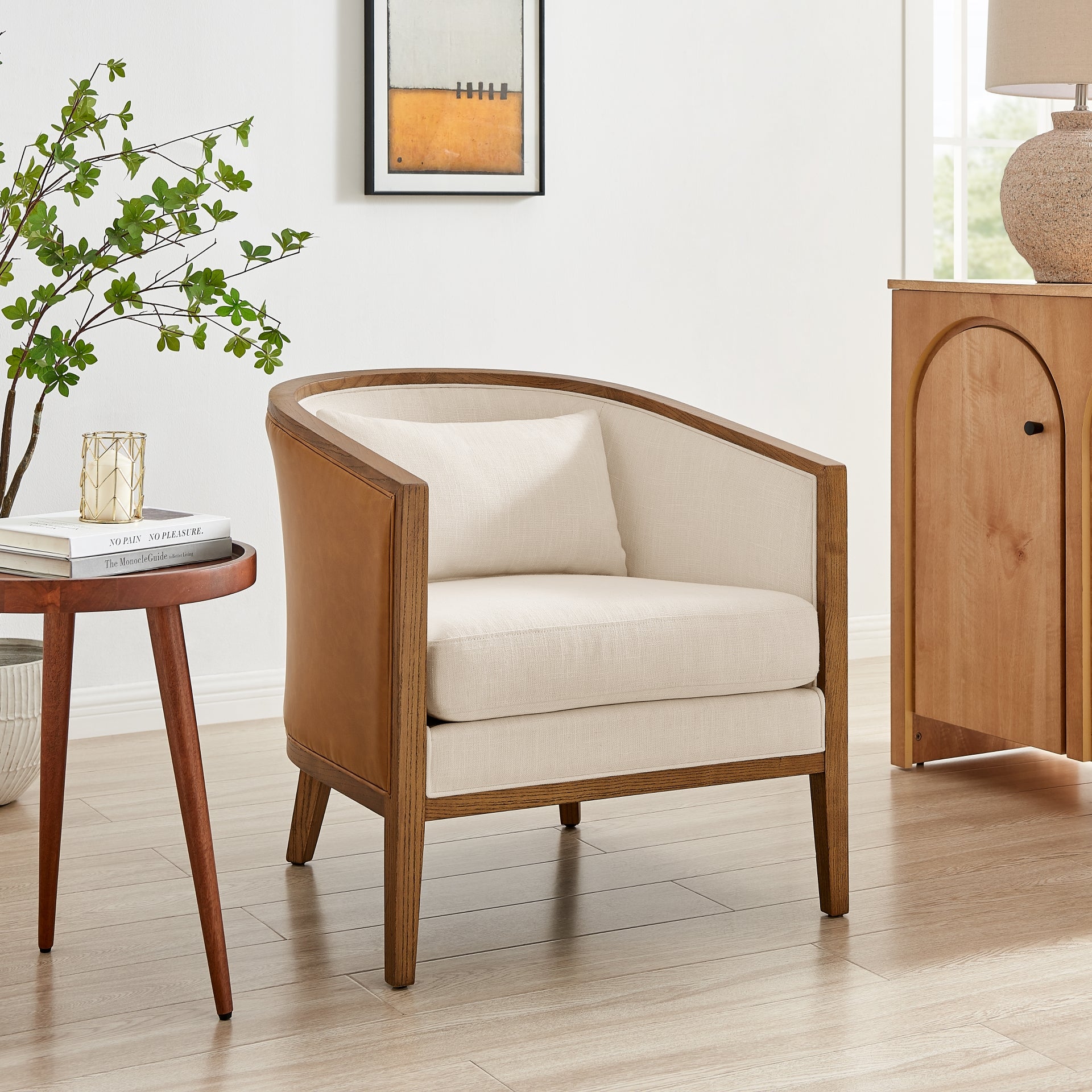Tillman /Fabric Accent Arm Chair - What A Room