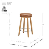 Deandre  Backless Swivel Counter Stool - What A Room