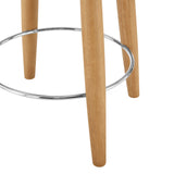 Deandre Fabric Backless Swivel Counter Stool - What A Room