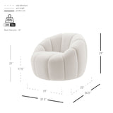 Callista Fabric Swivel Accent Chair - What A Room