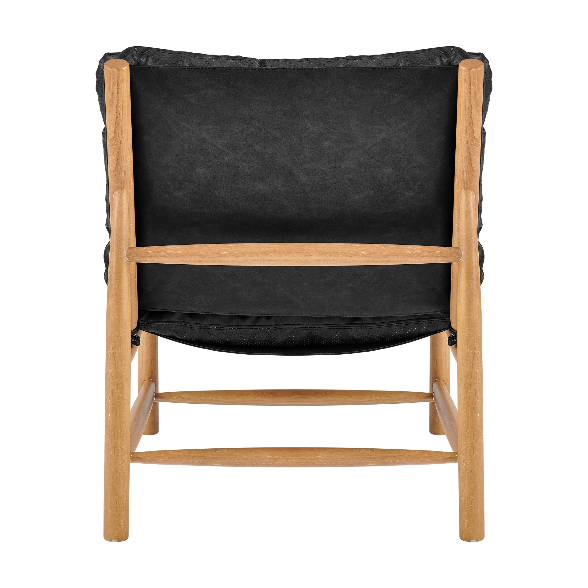 Oswald Faux Leather Tufted Accent Chair - What A Room