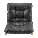 Oswald Faux Leather Tufted Accent Chair - What A Room