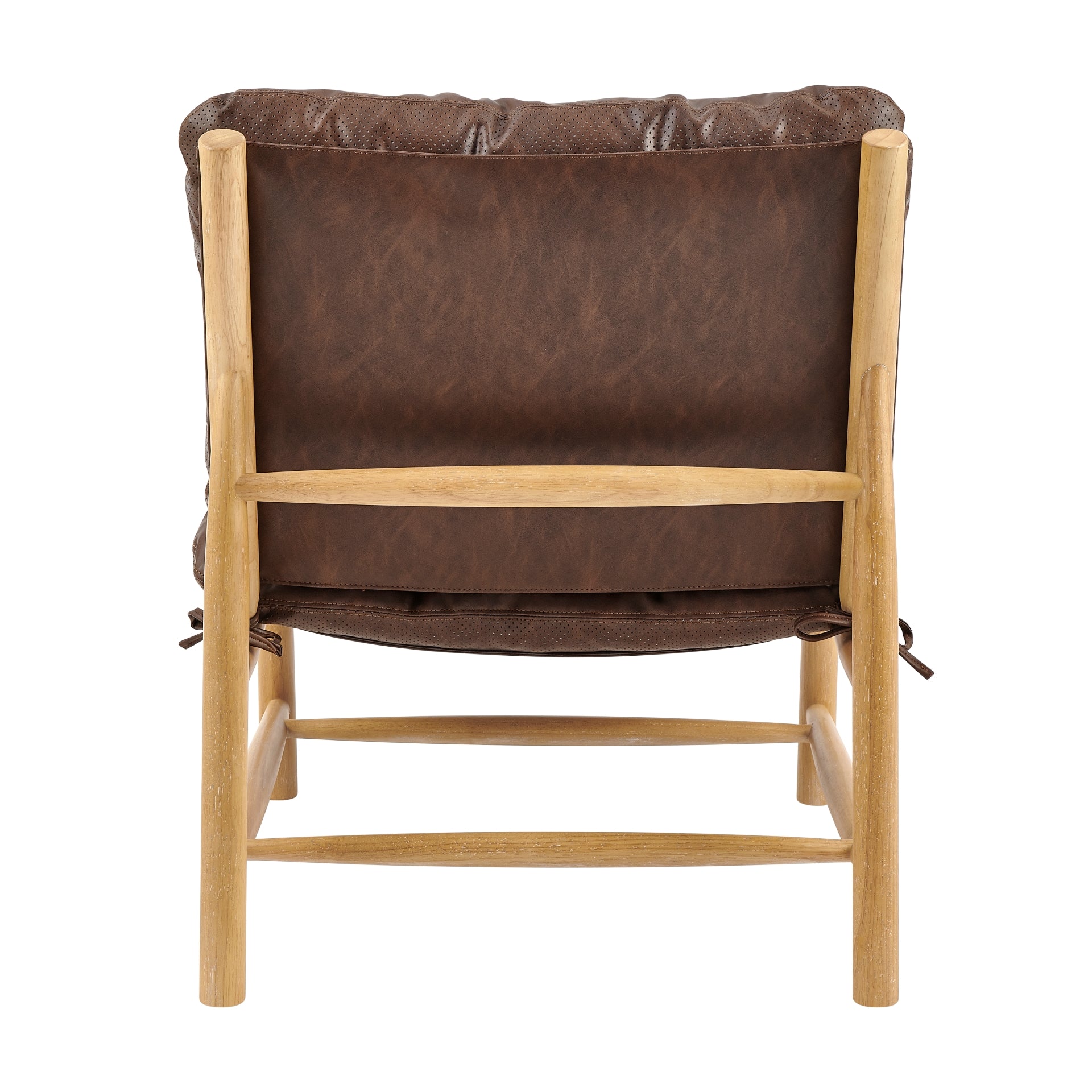 Oswald Faux Leather Tufted Accent Chair - What A Room