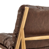 Oswald Faux Leather Tufted Accent Chair - What A Room