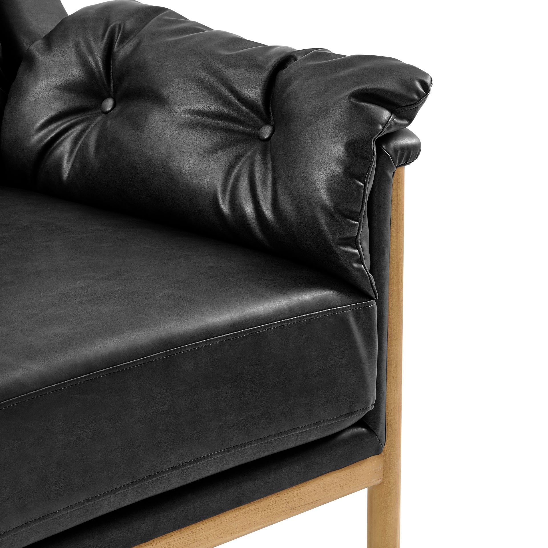 Larry  Tufted Accent Arm Chair - What A Room