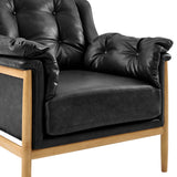 Larry  Tufted Accent Arm Chair - What A Room