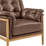 Larry  Tufted Accent Arm Chair - What A Room
