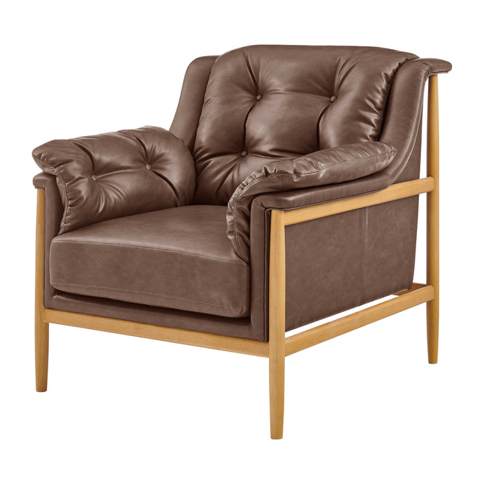 Larry  Tufted Accent Arm Chair - What A Room