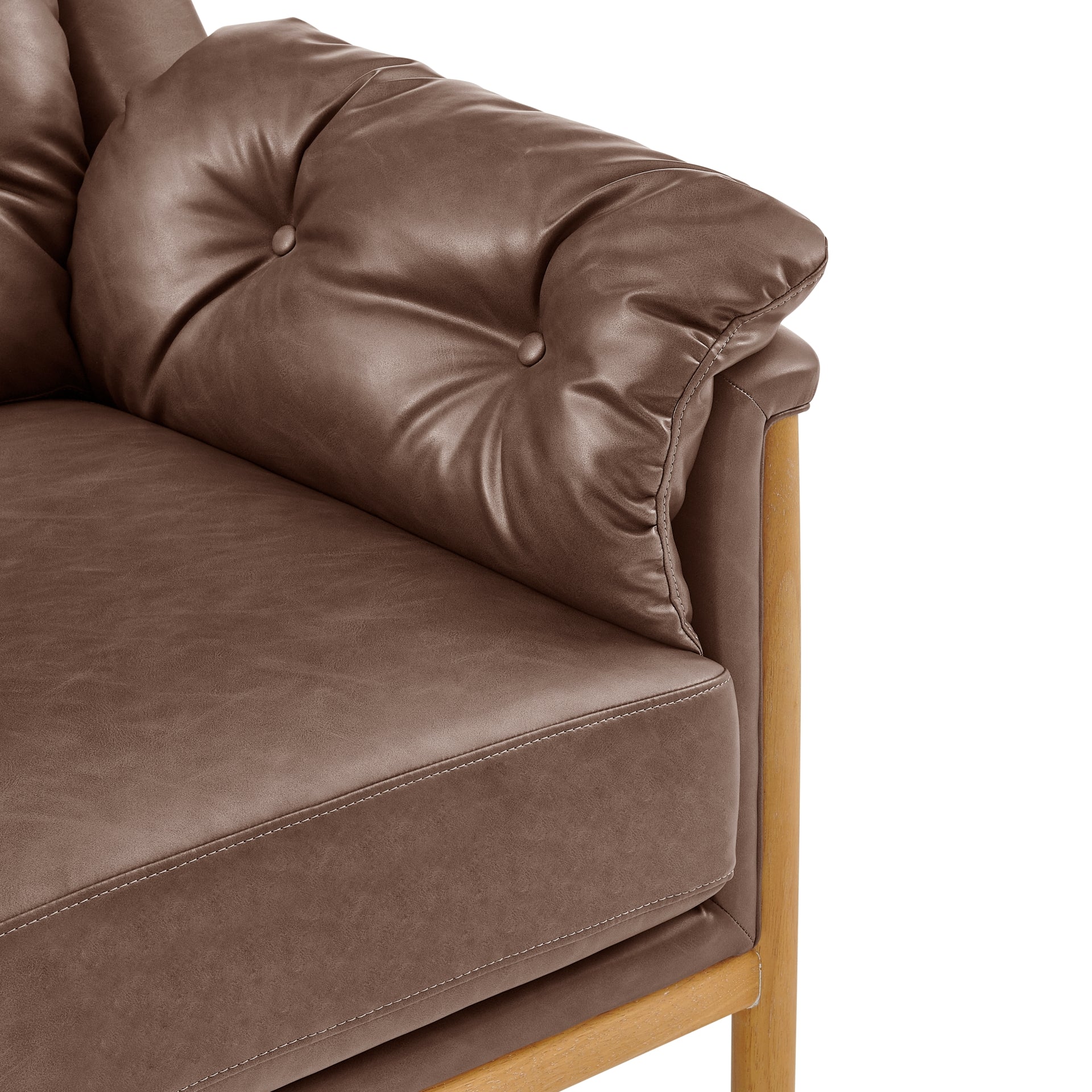 Larry  Tufted Accent Arm Chair - What A Room