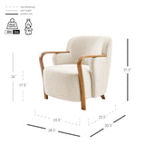 Tania Fabric Accent Arm Chair - What A Room