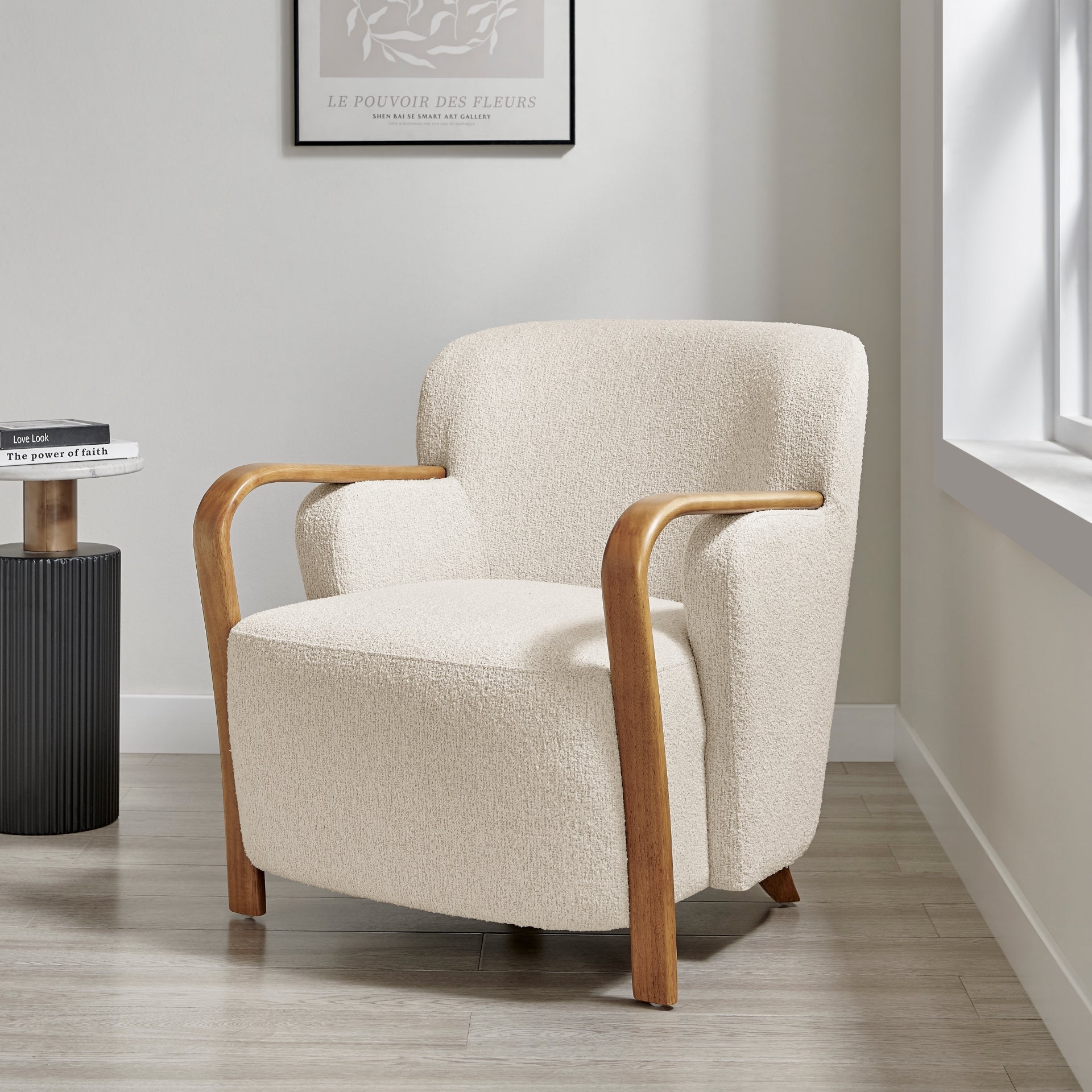 Tania Fabric Accent Arm Chair - What A Room