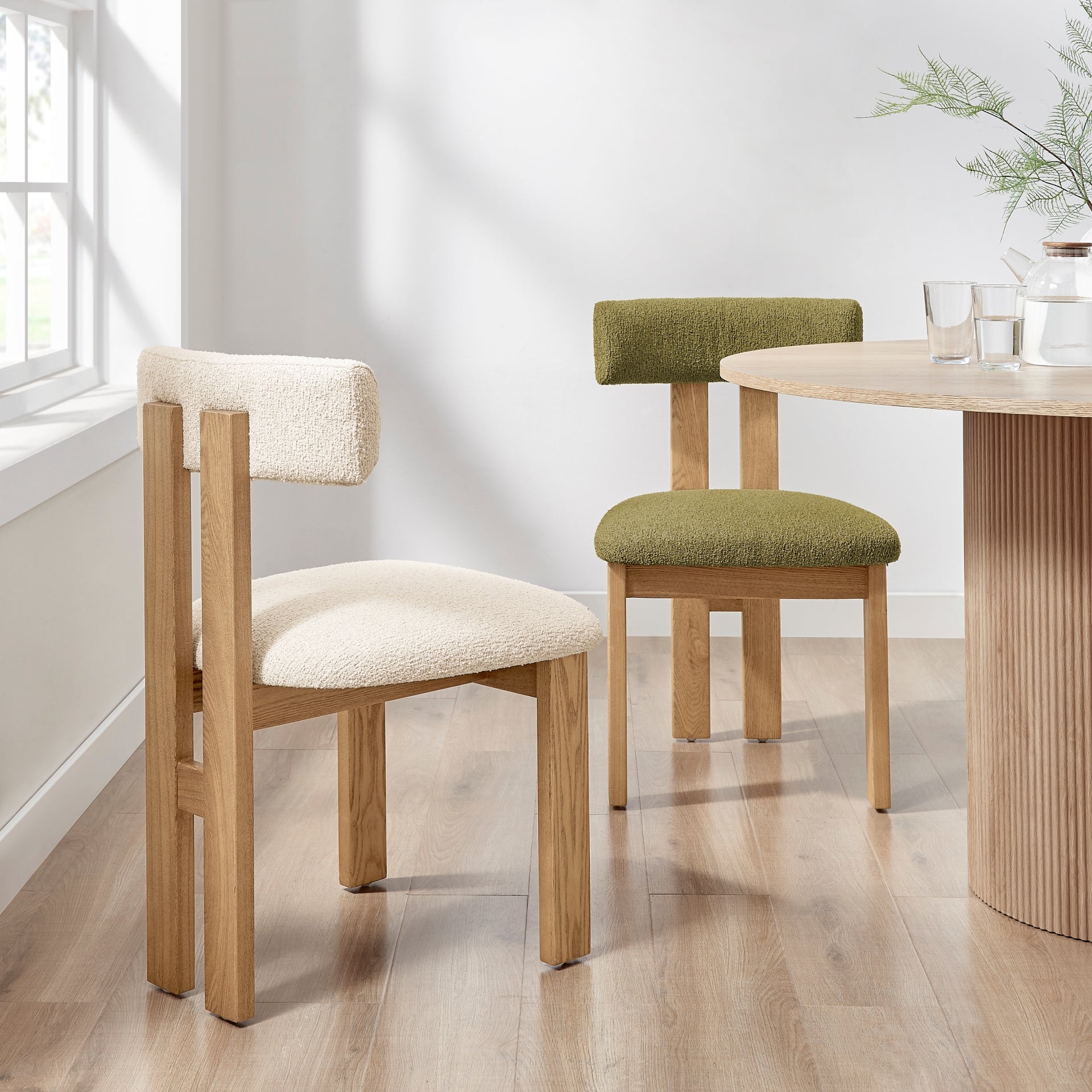 Hailey Fabric Dining Side Chair (Set of 2) - What A Room
