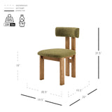 Hailey Fabric Dining Side Chair (Set of 2) - What A Room