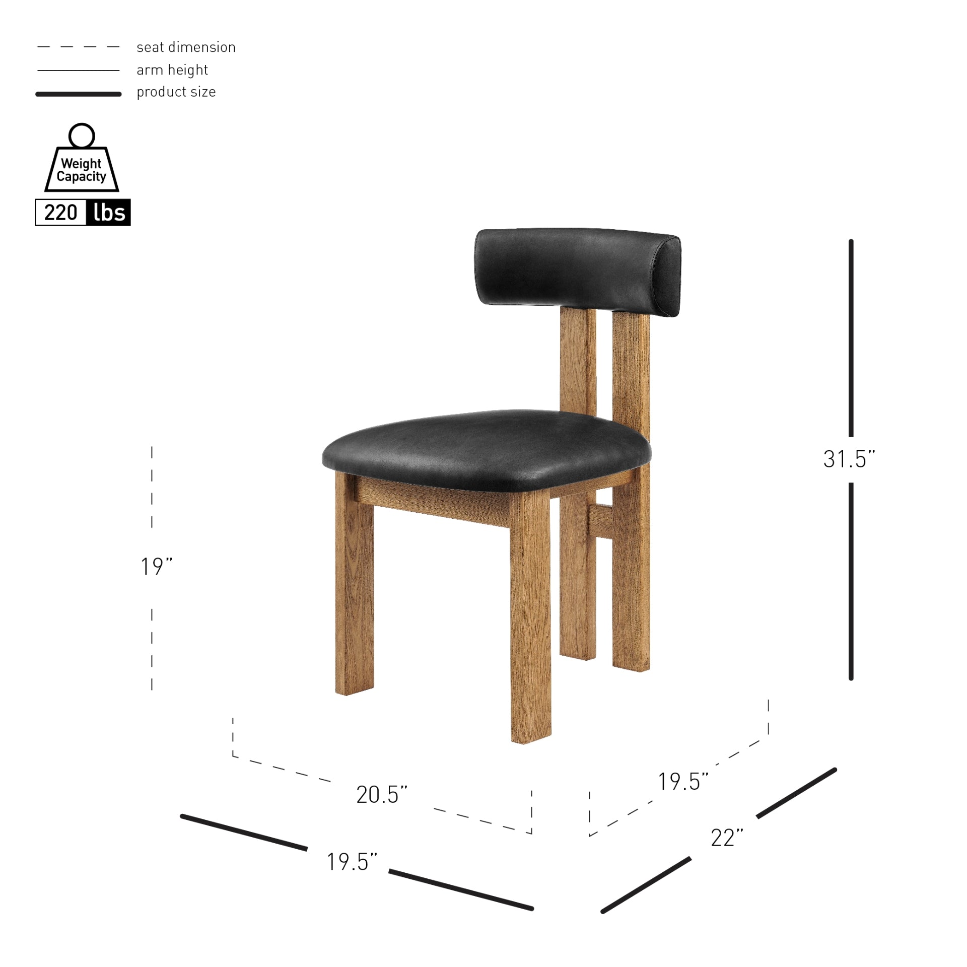 Hailey  Dining Side Chair (Set of 2) - What A Room