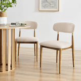 Verna Fabric Dining Side Chair (Set of 2) - What A Room