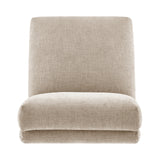 Zenda Fabric Swivel Accent Chair w/ Wooden Base - What A Room