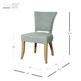 Austin Fabric Dining Side Chair - What A Room