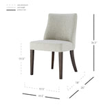 New Paris  Fabric Dining Side Chair (Set of 2) - What A Room