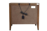 Boracay Two Drawer USB Charging Nightstand in Wild Oats Brown - What A Room