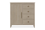 Camden Six Drawer One Door Oak Wood Chest in Chai - What A Room