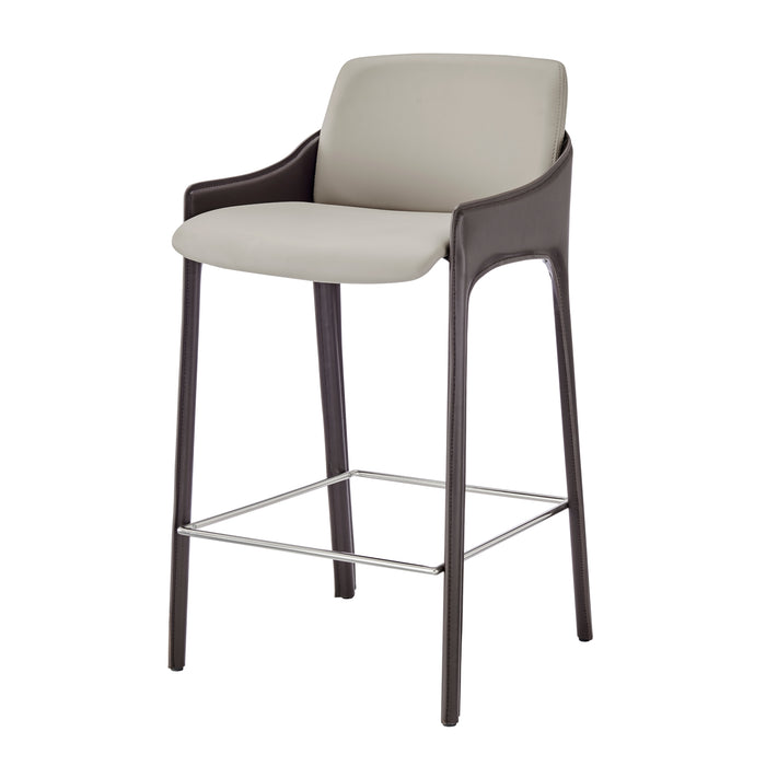 Stella Faux Leather Counter Stool (Set of 2) - What A Room