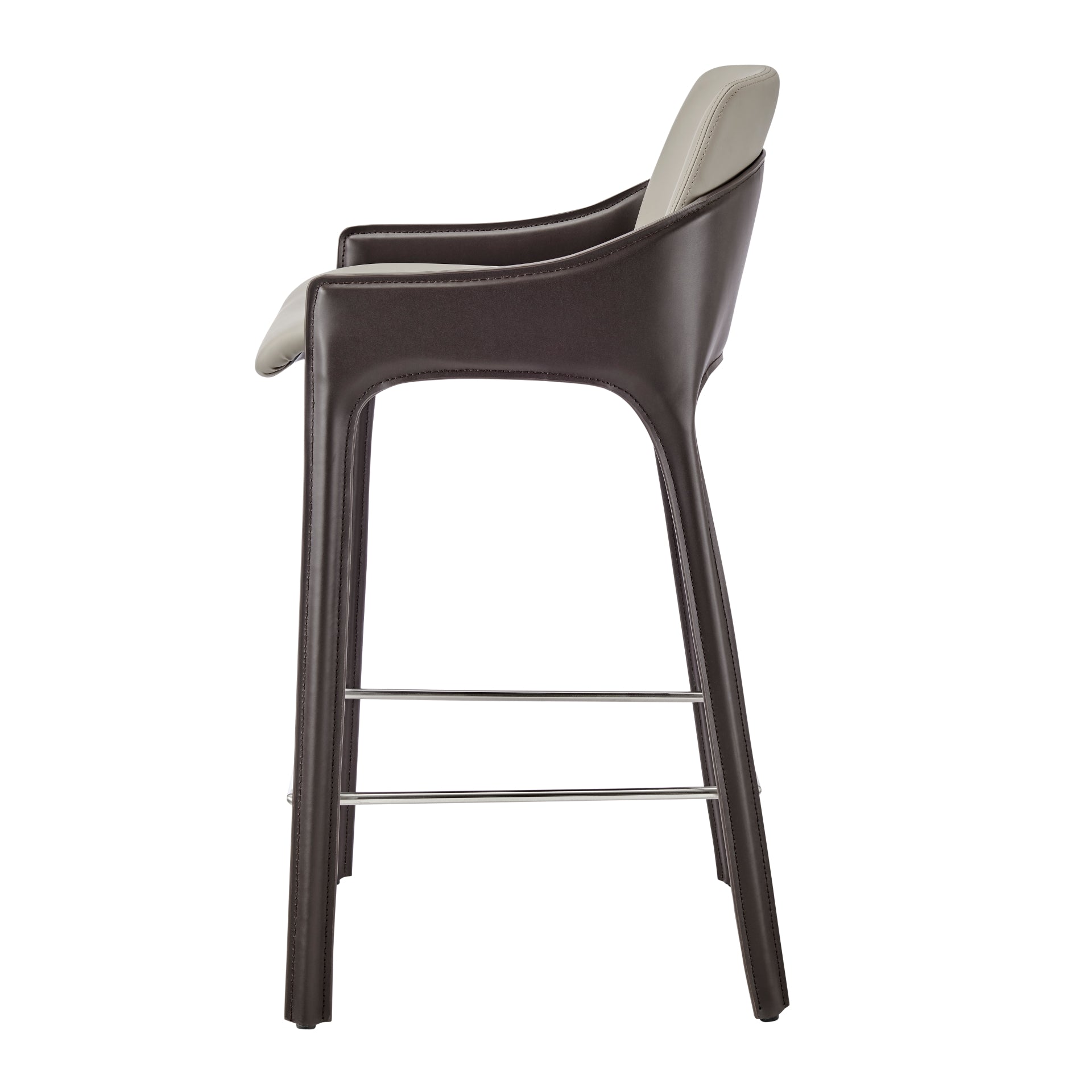 Stella Faux Leather Counter Stool (Set of 2) - What A Room