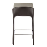 Stella Faux Leather Counter Stool (Set of 2) - What A Room