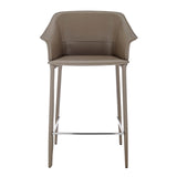Callie Recycled Leather Counter Stool - What A Room