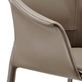 Callie Recycled Leather Dining Arm Chair - What A Room
