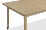 Franklin Extendable White Oak Dining Table in Au Natural - What A Room